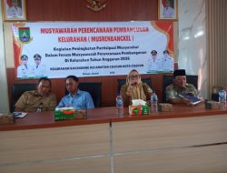 Musrenbangkel Kelurahan Bagendung Fokus Program Rumah Tidak Layak Huni dan TPT