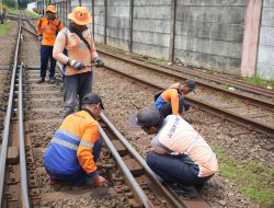 Jelang Angkutan Lebaran, KAI Daop 5 Purwokerto Intensifkan Perawatan Jalur KA