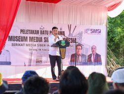 Wagub Banten Lakukan Peletakan Batu Pertama Pembangunan Museum SMSI