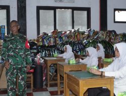 Siswa SMK Art Design Terima Penyuluhan Wawasan Kebangsaan dari Satgas TMMD