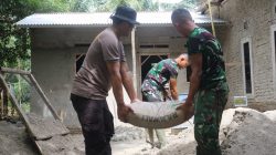 TMMD Ke-127 Kodim 0602/Serang: TNI-Polri Bahu-Membahu Rehab RTLH di Desa Sukamenak