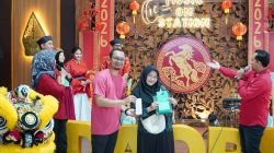 Meriahkan Libur Imlek, KAI Hadirkan Hiburan Barongsai di Stasiun Purwokerto