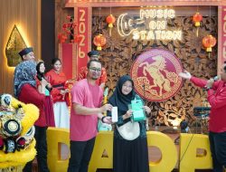 Meriahkan Libur Imlek, KAI Hadirkan Hiburan Barongsai di Stasiun Purwokerto