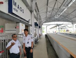 Tingkatkan Kenyamanan Pelanggan, KAI Daop 5 Revitalisasi Stasiun Maos
