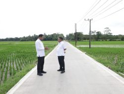 Jalan Sukadame-Kubangkondang Rampung, Andra Soni Ajak Warga Jaga Infrastruktur Desa