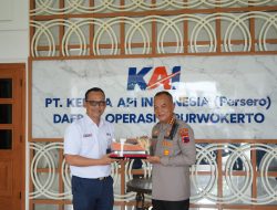 Perkuat Keamanan Kereta Api, KAI Daop 5 Purwokerto Terima Kunjungan Kapolresta Banyumas