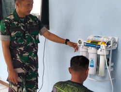 SMA Negeri 1 Cikeusal Terima Bantuan Mesin Air Minum dari Kodim 0602/Serang