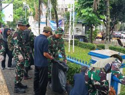 Kodim 0602/Serang Adakan Karya Bakti Pembersihan Lingkungan