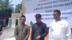 Di Yayasan Bani Syifa Desa Panyabrangan, Dinsos Kabupaten Serang Adalan Gotong Royong