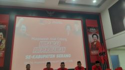 DPC PDIP Kabupaten Serang Rombak PAC-Ranting, Bidik 10 Kursi DPRD
