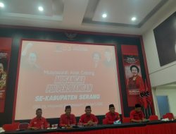 DPC PDIP Kabupaten Serang Rombak PAC-Ranting, Bidik 10 Kursi DPRD