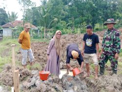 Dukung Ekonomi Desa, KDMP Binong Gelar Peletakan Batu Pertama