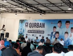 DPD PAN Kota Cilegon Sembelih 4 Sapi Kurban, Bagikan 500 Paket Daging