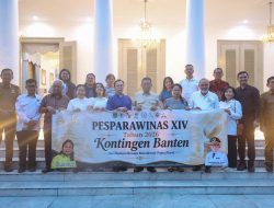 Lepas Kontingen Pesparawinas XIV, Gubernur Andra Soni Harap Banten Raih Hasil Terbaik
