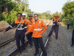 KAI Daop 5 Purwokerto Perkuat Pengawasan Jalur untuk Jaga Keselamatan Perjalanan Kereta Api