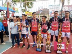 Indorama Ventures Ciwandan Apresiasi Turnamen Volly Ball Kelurahan Kepuh