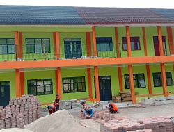 Proyek Revitalisasi SMP Islam Al Hikmah Petir 95 Persen Rampung Dikerjakan