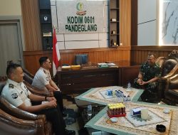 Silaturahmi Kepala Rutan Kelas IIB ke Kodim 0601/Pandeglang, Perkuat Sinergi Antarinstansi