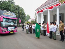 Lepas Peserta Mukhtamar NU, Gubernur Andra Titipkan Semangat Perjuangan Ulama Banten 
