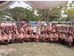 1.070 Pramuka Penggalang Se-Cinangka Ramaikan LT II di Pantai Pulorida