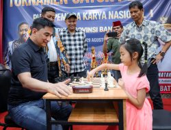Buka Turnamen Catur Pelajar, Dimyati Berharap Lahir Grandmaster dari Banten