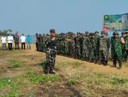 Sambut HUT TNI ke-81, Kodim 0601/Pandeglang Tanam Mangrove di Pesisir Pantai Ujung Kulon
