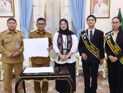 Terima Duta Bahasa Banten, Andra Soni Dukung Program Pencegahan Kekerasan Verbal di Sekolah
