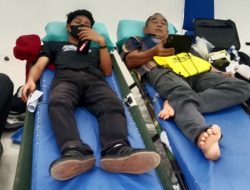 100 Pendonor Ikuti Donor Darah Kodim 0602/Serang dalam Rangka HUT TNI ke-81